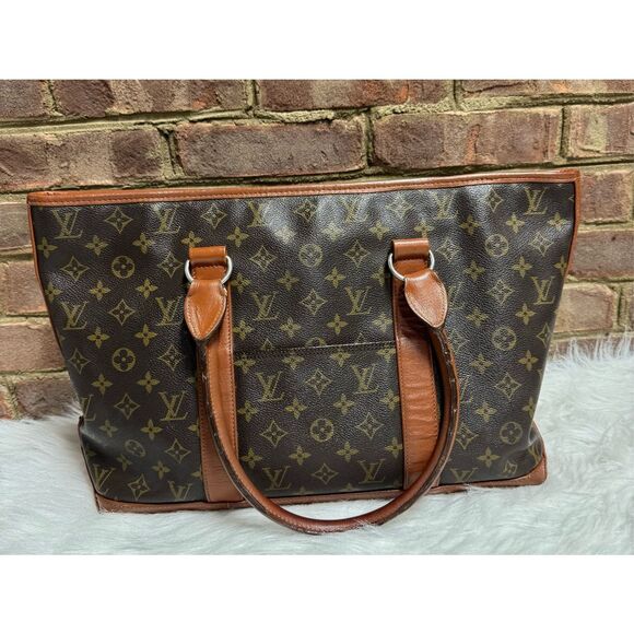 LOUIS VUITTON Authentic Monogram Sac Weekend Bag - Picture 3 of 13